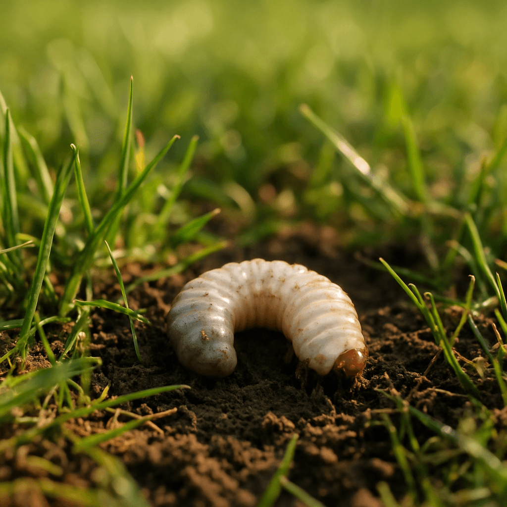 Vers blancs dans la pelouse : les repérer et agir vite